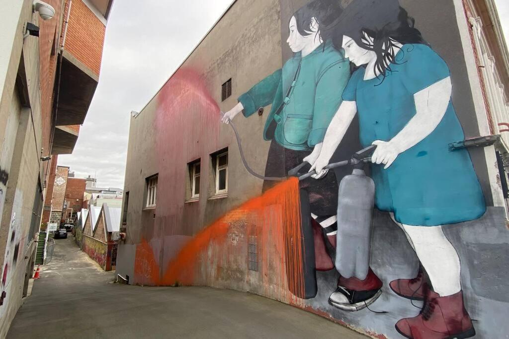 Heritage Honey - Walk To Octagon, Museum & Cafes Dunedin Esterno foto